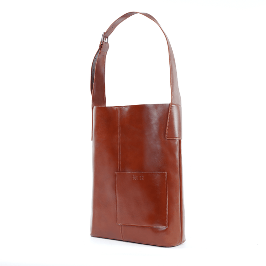 Brązowa torba shopper damska FL29 ELVORIA BROWN