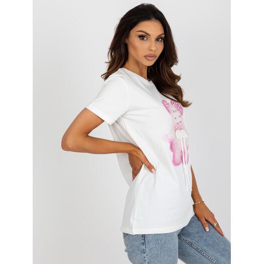 T-shirt-FA-TS-8500.19P-biało-różowy