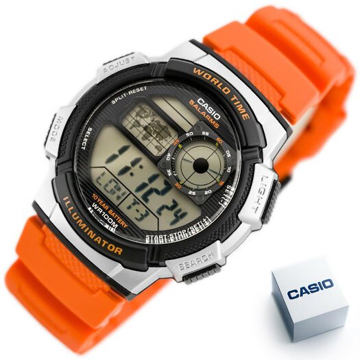 VYRIŠKAS LAIKRODIS CASIO AE-1000W 4BV (zd073d) - WORLD TIME