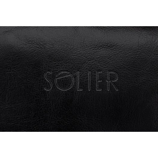 Elegant leather men's beauty bag SOLIER PERTH