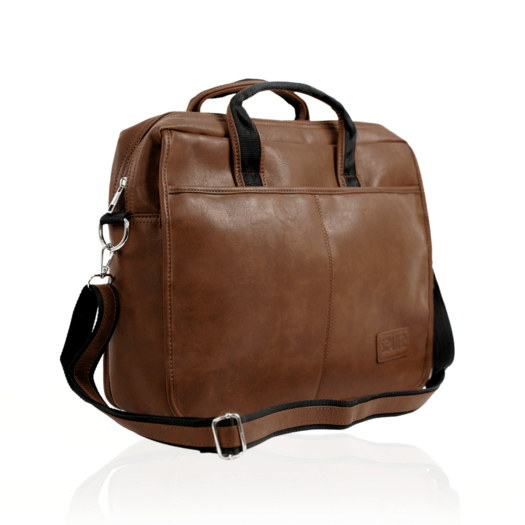 Light brown shoulder laptop bag S13