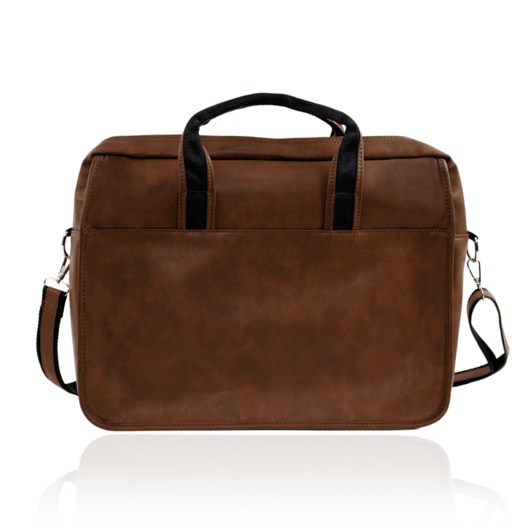 Light brown shoulder laptop bag S13