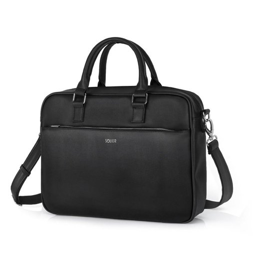 MEN'S SHOULDER BAG SOLIER S34 LONGFORD BLACK