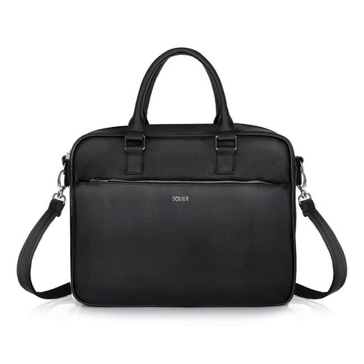 MEN'S SHOULDER BAG SOLIER S34 LONGFORD BLACK