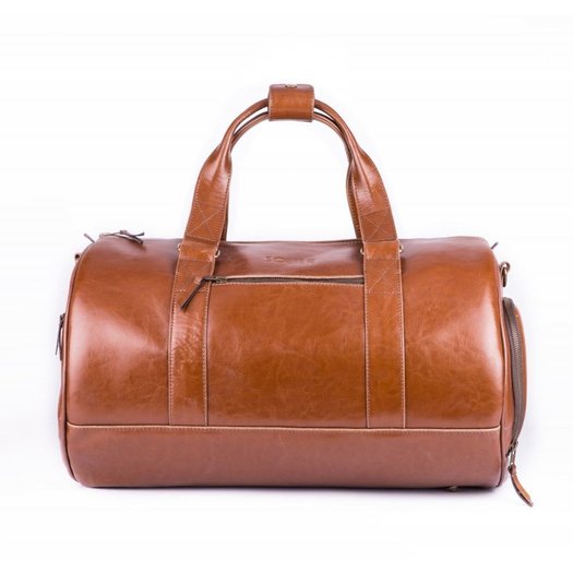 GENUINE LEATHER MEN S WEEKEND BAG SL19 BRANDON VINTAGE BROWN