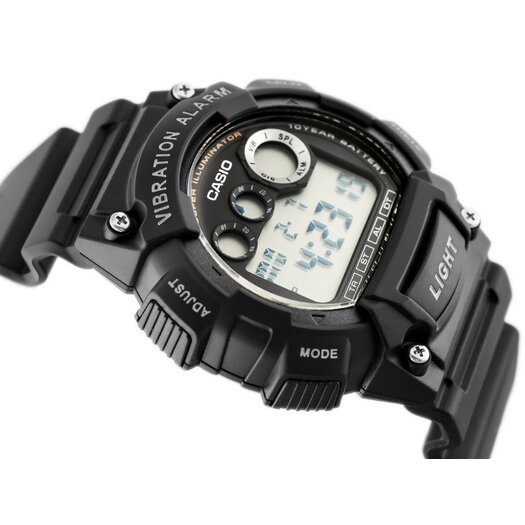 Laikrodis vyrams CASIO W-735H 1AV (zd081a) - Super Illuminator