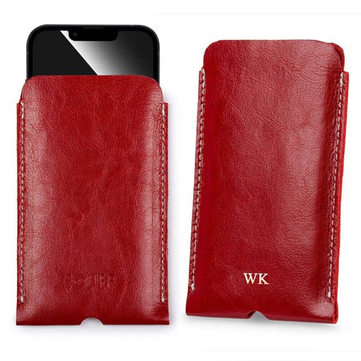 Leather case for IPhone 11 Solier SA58 red