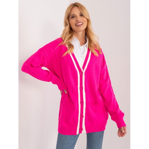 Cardigan-BA-SW-12055.14X-fluo rožinė