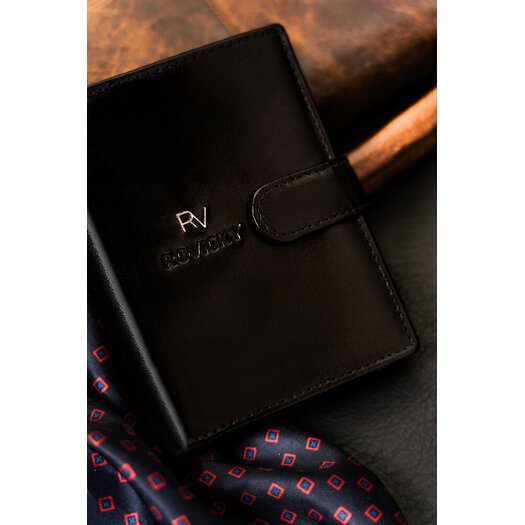 Leather wallet RFID ROVICKY RV-7680277-L-BCA