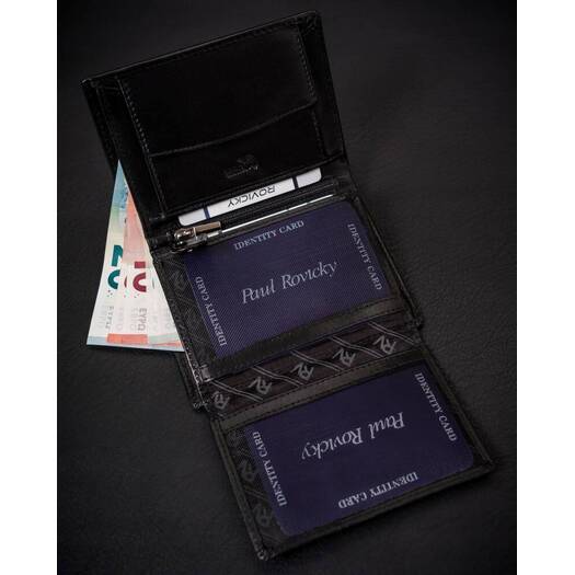 Leather wallet RFID ROVICKY RV-7680272-IL-BCA-44