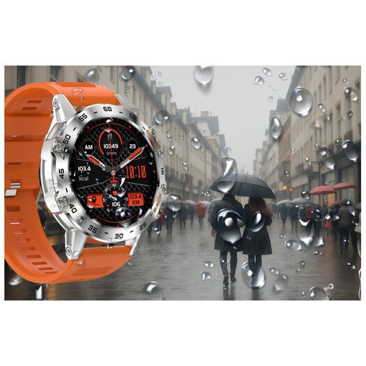 SMARTWATCH MĘSKI GRAVITY GT9-9 - WYKONYWANIE POŁĄCZEŃ, CIŚNIENIOMIERZ (sg021d)