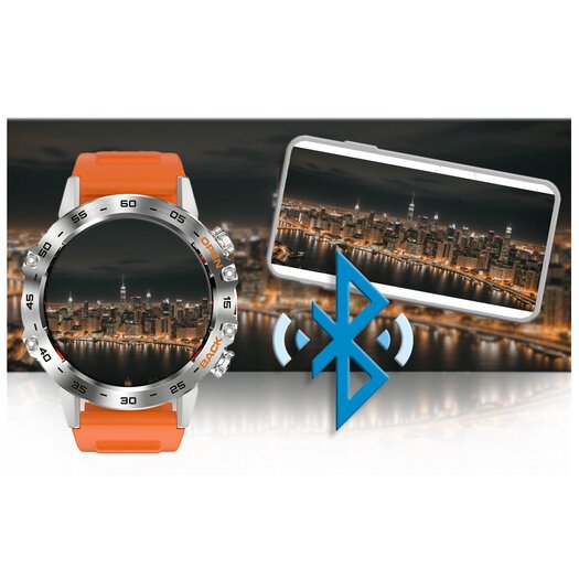 SMARTWATCH MĘSKI GRAVITY GT9-9 - WYKONYWANIE POŁĄCZEŃ, CIŚNIENIOMIERZ (sg021d)