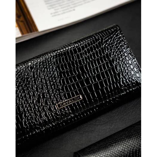 Leather wallet 4U CAVALDI H22-1-RS9-BL