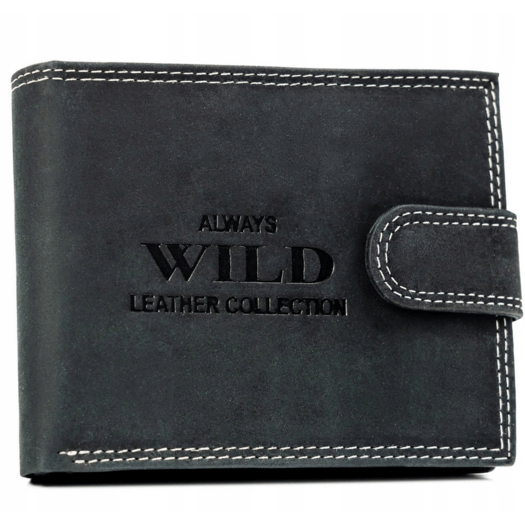 Leather wallet RFID ALWAYS WILD N992L-CHM-BL