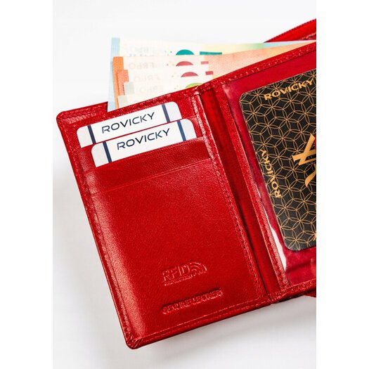 Leather wallet RFID ROVICKY R-RD41-GCL