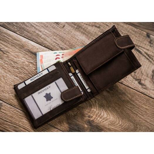 Leather wallet RFID ALWAYS WILD N992L-CHM-DOG-2