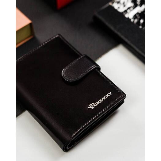 Leather wallet RFID ROVICKY RV-8191L-AAX