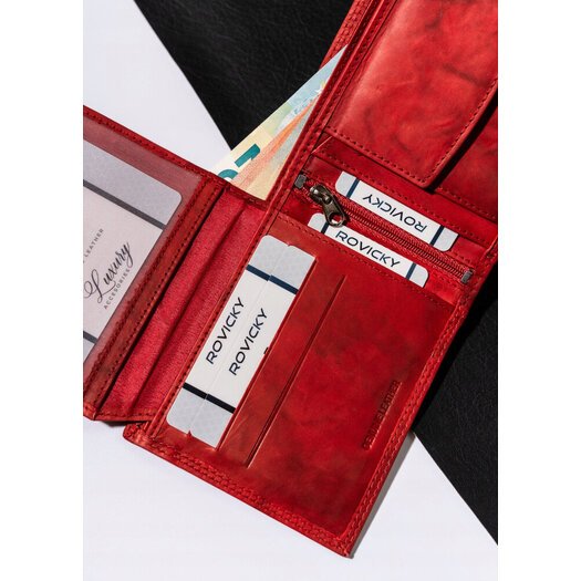 Leather wallet ALWAYS WILD AW-N7-MAL