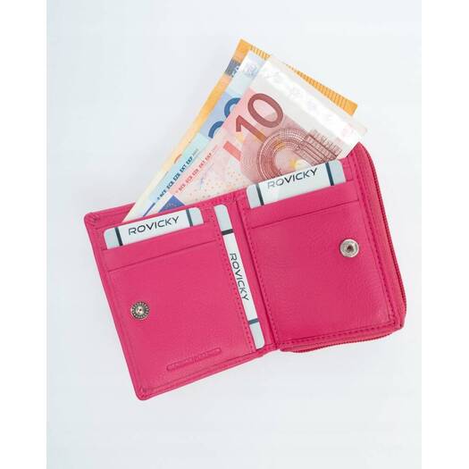 Leather wallet ROVICKY R-23-17-LFN