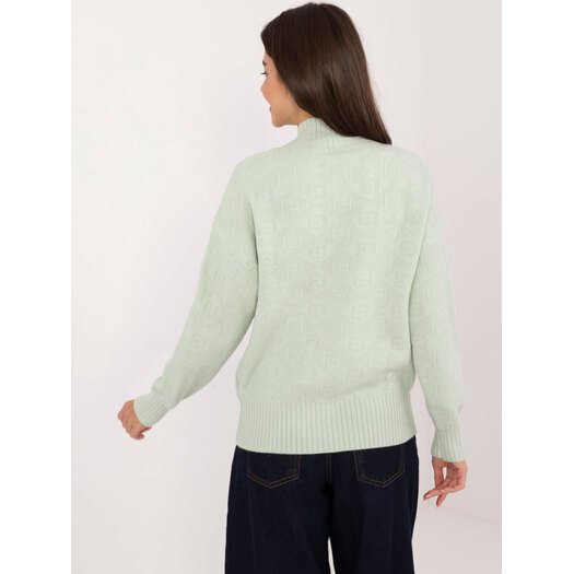 Sweter-AT-SW-2339.54-mietowy