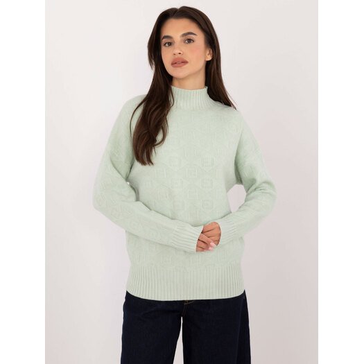 Sweter-AT-SW-2339.54-mietowy