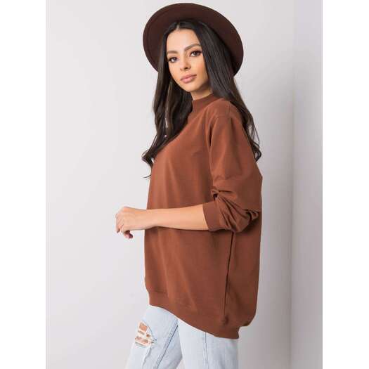 Bluza-RV-BL-5185.81P-ciemny brązowy