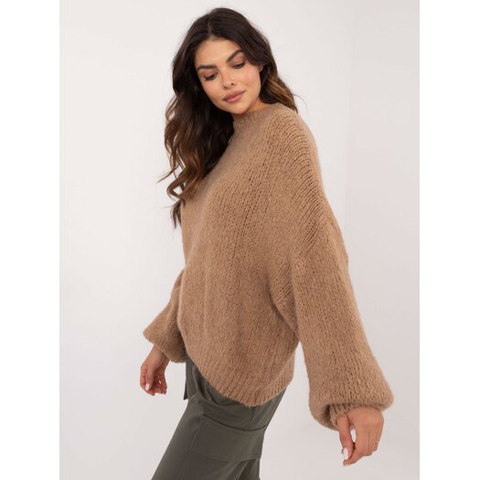 Sweter-TW-SW-BI-3565.69-camelowy