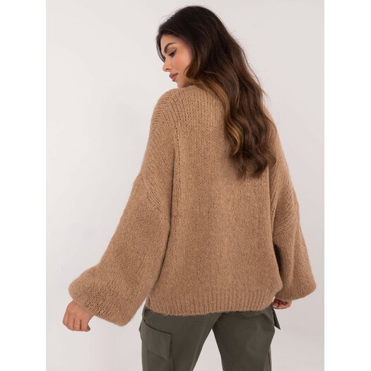 Sweter-TW-SW-BI-3565.69-camelowy