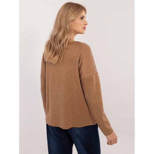 Sweter-DHJ-SW-17690.21-camelowy