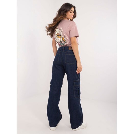 Spodnie jeans-D80016BD62458D282-granatowy