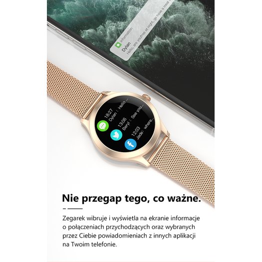 Išmanusis laikrodis SMARTWATCH G. Rossi SW014-1 sidabrinis (zg325a)