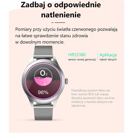 Išmanusis laikrodis SMARTWATCH G. Rossi SW014-1 sidabrinis (zg325a)