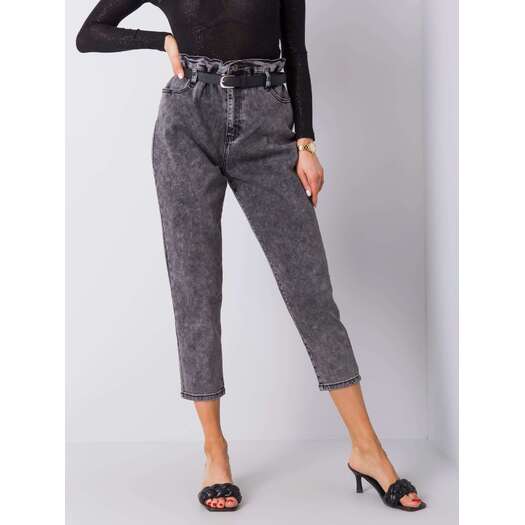 Spodnie jeans-NM-DE-SP-19005.93-ciemny szary