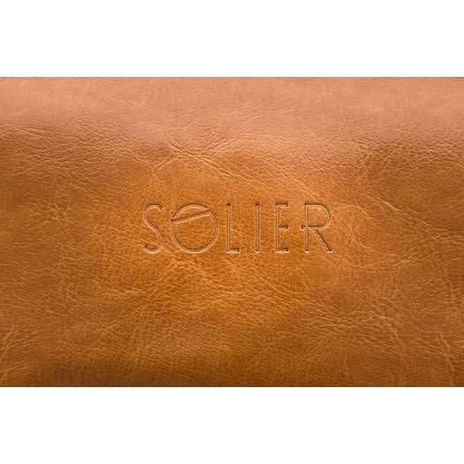 Elegant leather men's beauty bag SOLIER PERTH