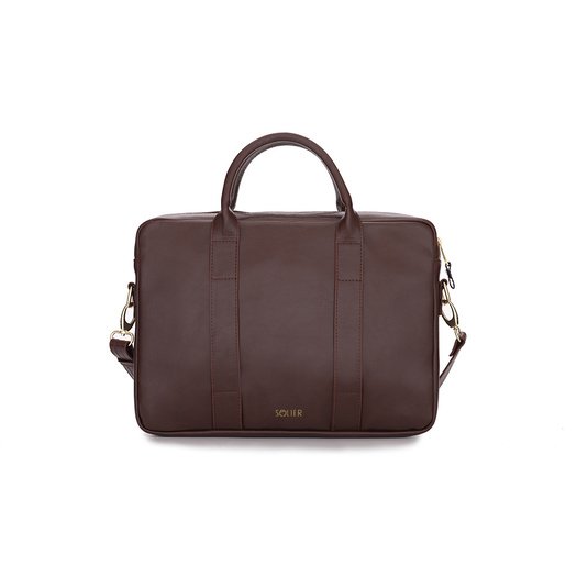 Elegant shoulder laptop bag Felice Gold Dulce