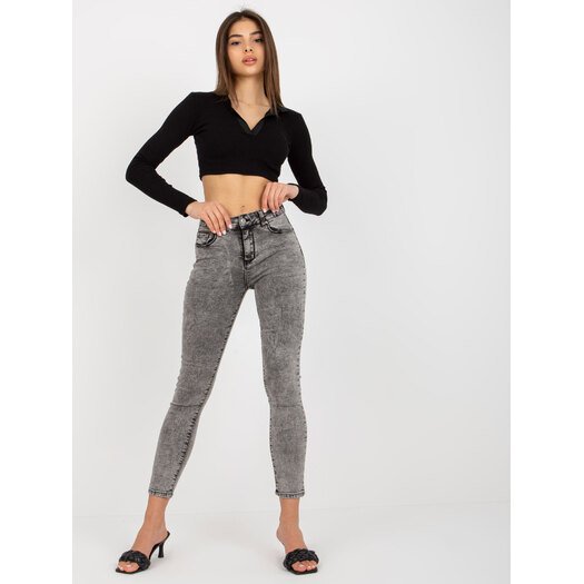 Spodnie jeans-NM-SP-H206.85-ciemny szary