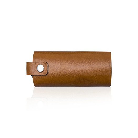 Leather men's key holder SOLIER SA11 CAMEL