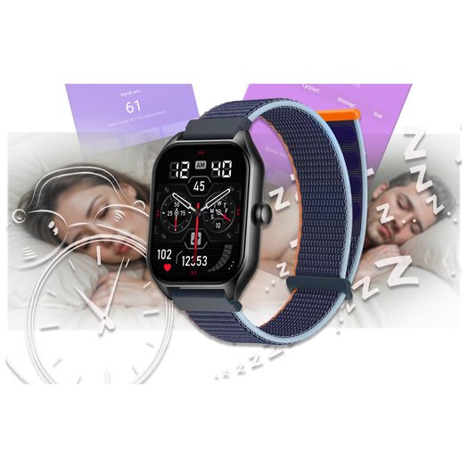 Išmanusis laikrodis UNISEX Rubicon RNCF03 - BLUETOOTH, ALWAYS ON DISPLAY (sr049a)