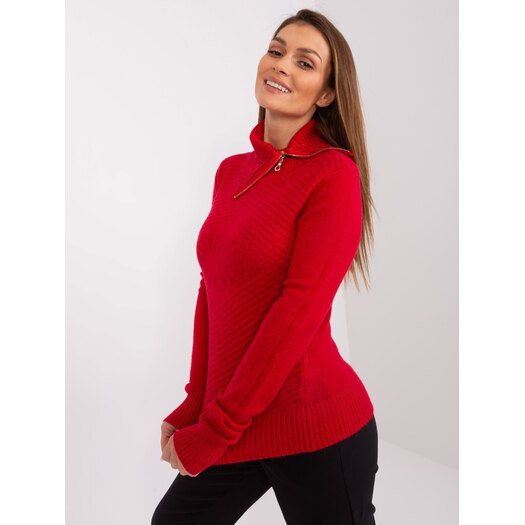 Sweter-PM-SW-R3634.99-czerwony