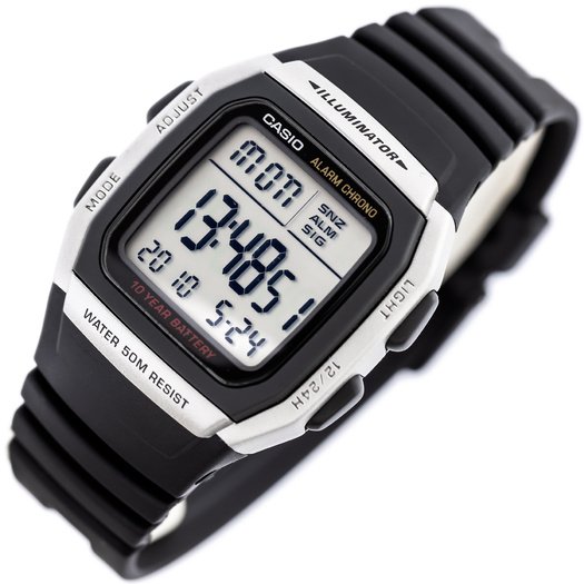 Laikrodis vyrams CASIO W-96H-1A + dėžutė