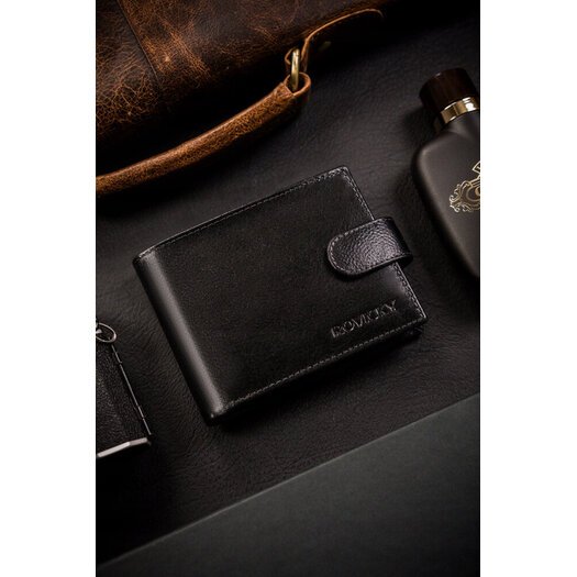 Leather wallet RFID ROVICKY N61L-RPVT-BL