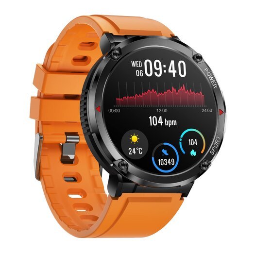 SMARTWATCH MĘSKI GRAVITY GT21-2 - BLUETOOTH CALL, DODATKOWY PASEK (sg025b)