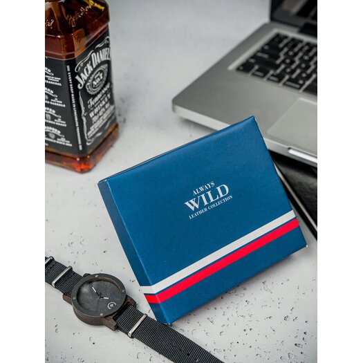 Leather wallet RFID ALWAYS WILD N4-GV