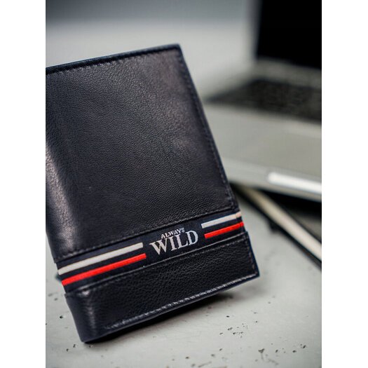 Leather wallet RFID ALWAYS WILD N4-GV