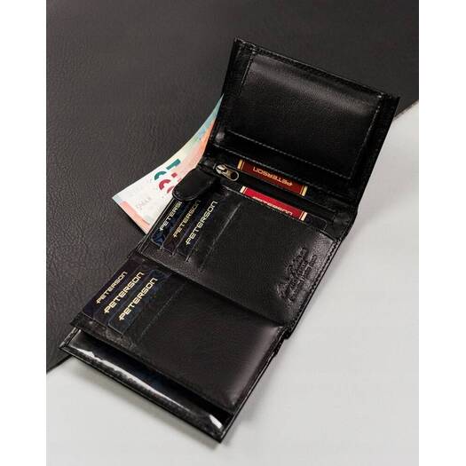 Leather wallet RFID PETERSON PTN 324.01