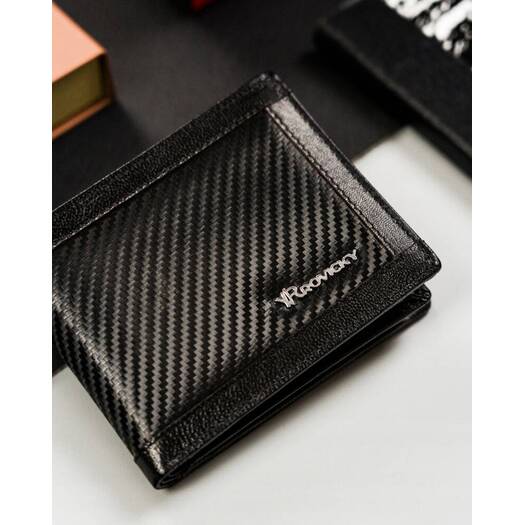 Leather wallet RFID ROVICKY R-24-06-CF