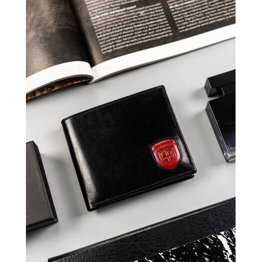 Leather wallet RFID PETERSON PTN 22305-VT-T