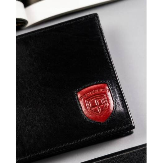 Leather wallet RFID PETERSON PTN 22305-VT-T