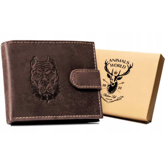 Leather wallet RFID ALWAYS WILD N992L-CHM-DOG-2