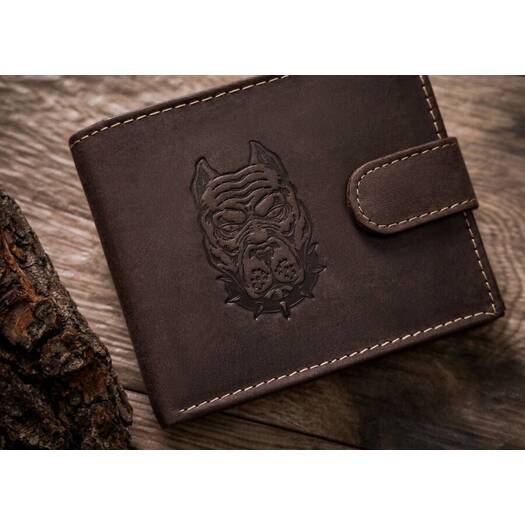 Leather wallet RFID ALWAYS WILD N992L-CHM-DOG-2